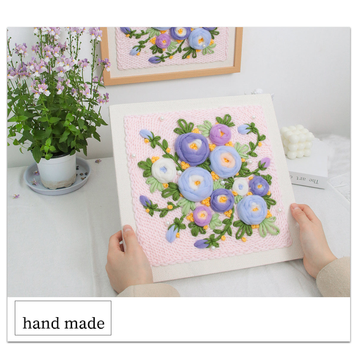 Flower 3D Punch Needle Embroidery DIY Kit