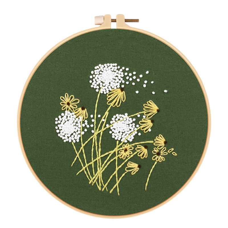 Chrysanthemum Daisy Embroidery Kits for Beginners