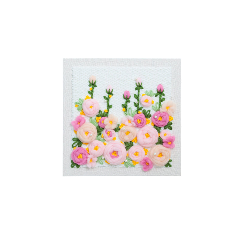 Flower 3D Punch Needle Embroidery DIY Kit