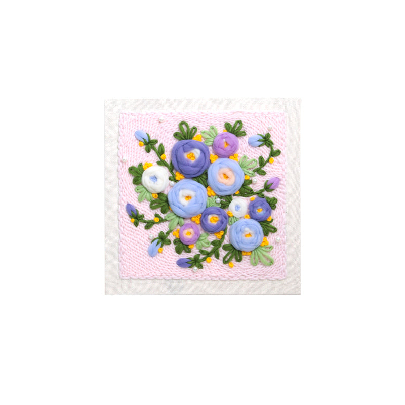 Flower 3D Punch Needle Embroidery DIY Kit